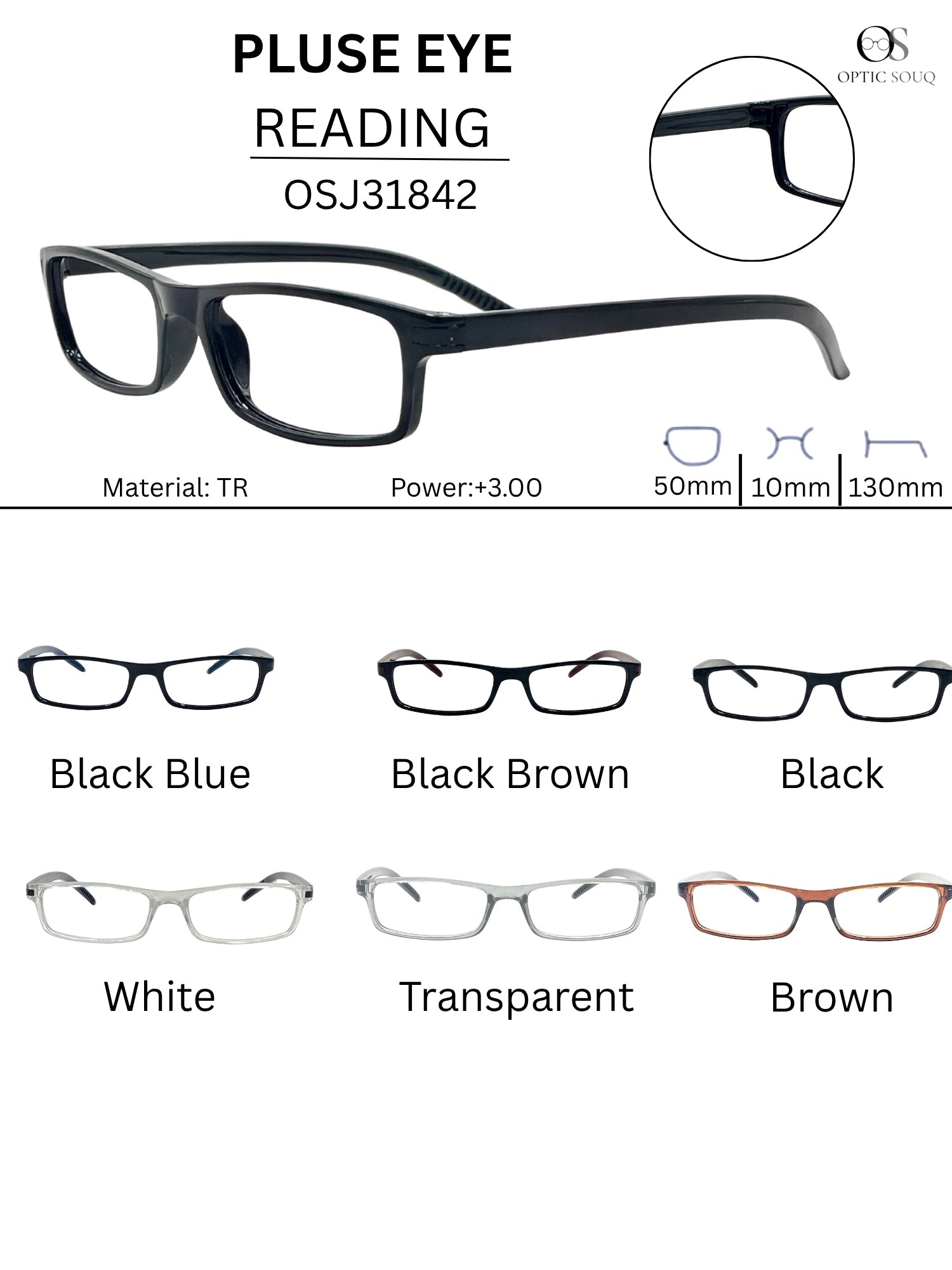 OS25 PLUSE EYE READING (+3,00)